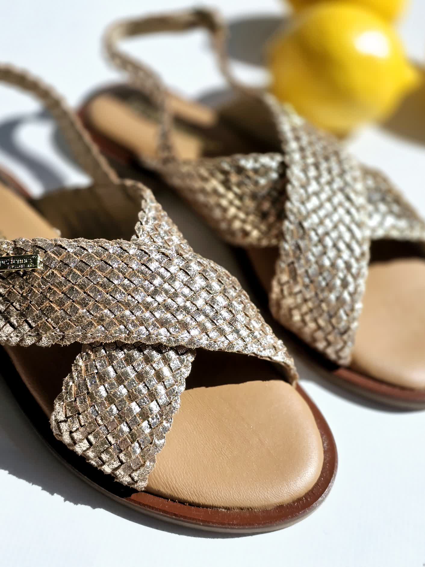 Sandales Les Tropeziennes DOA Gold