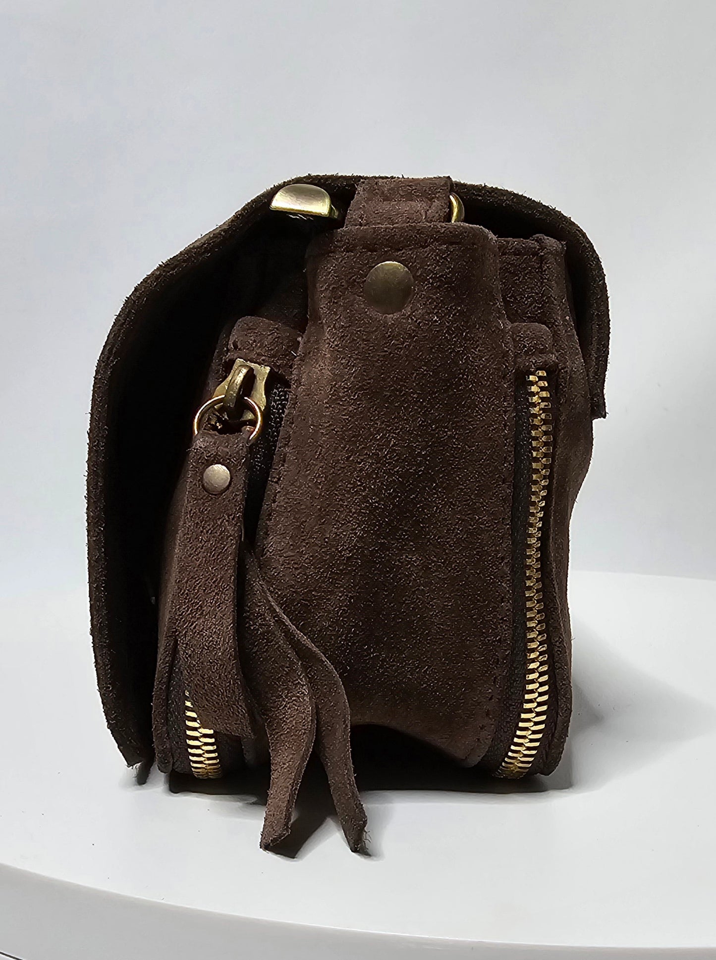 Sac grand Jérôme 3 compartiments Chocolat