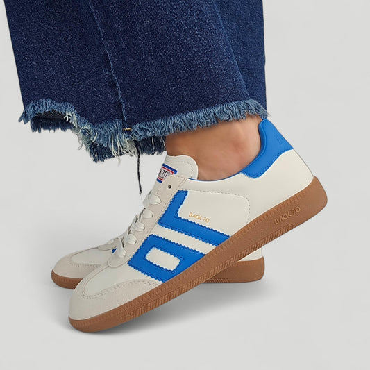 Baskets Back70 cloud Blanc & Bleu