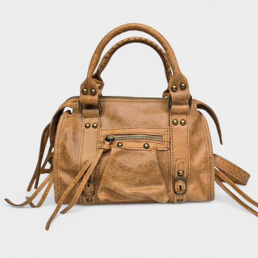 Sac bandoulière Balou - petit format - cuir Camel