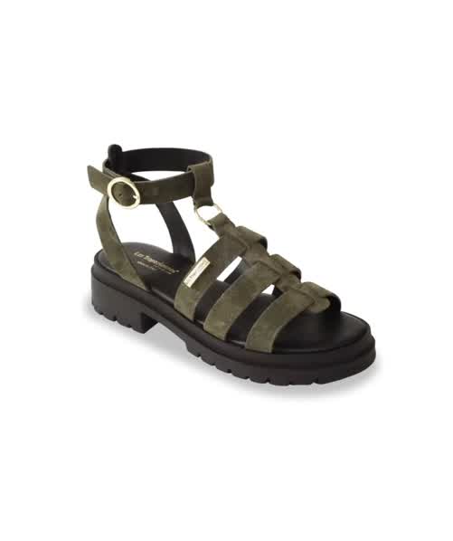 Sandales spartiates Les Tropeziennes TOBOSUED Kaki