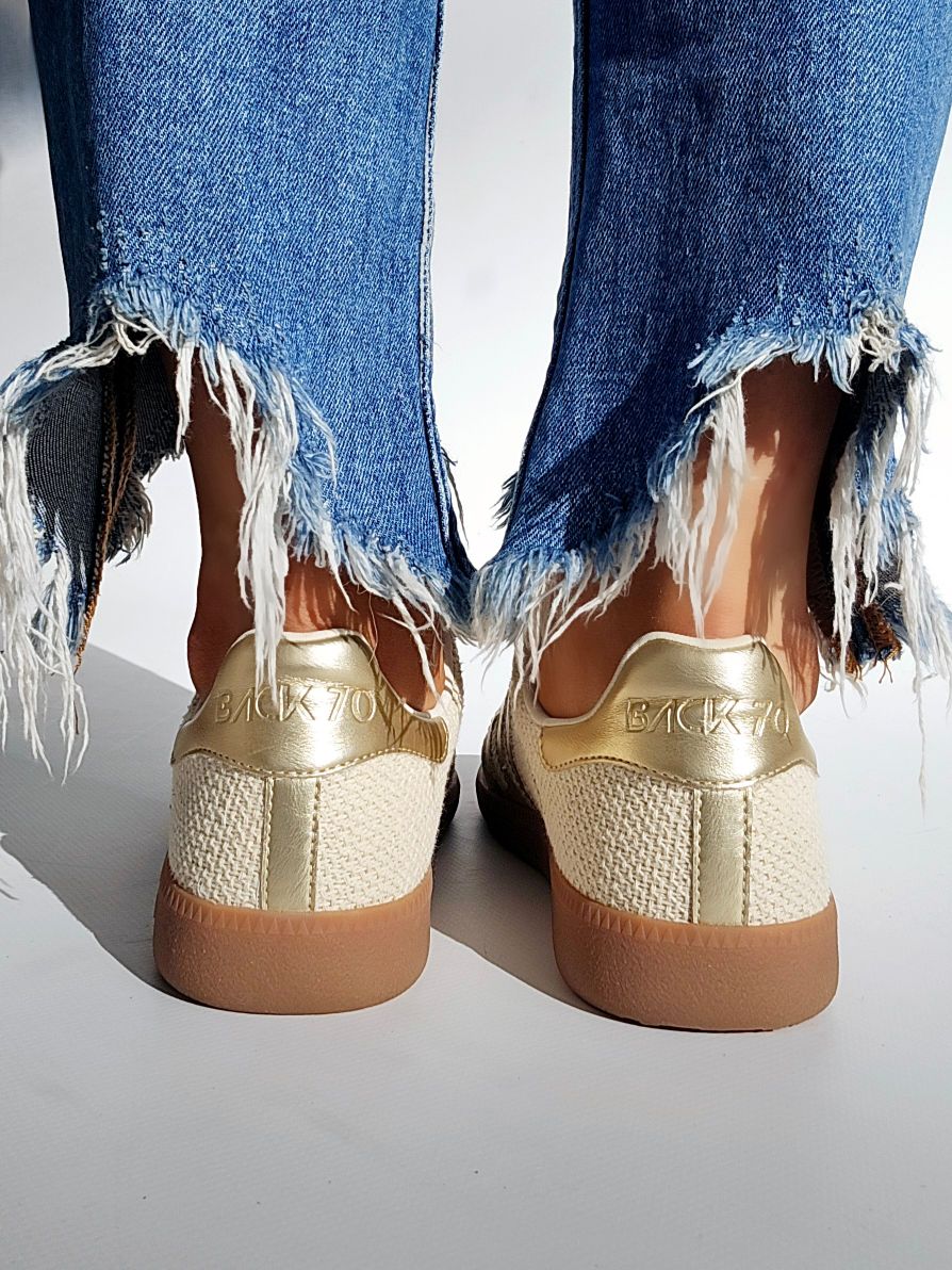 Baskets Back70 tweed Gold