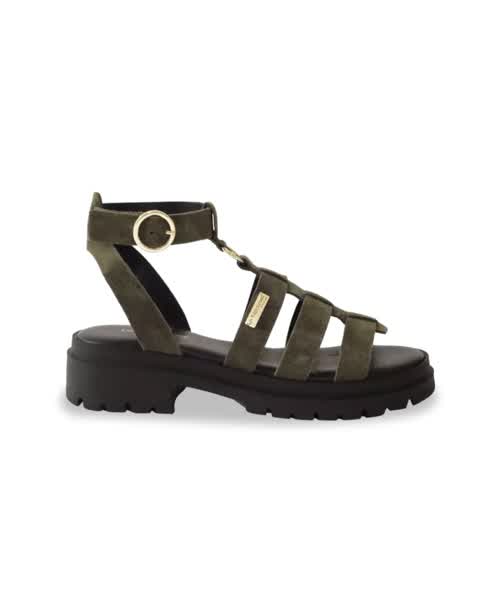 Sandales spartiates Les Tropeziennes TOBOSUED Kaki