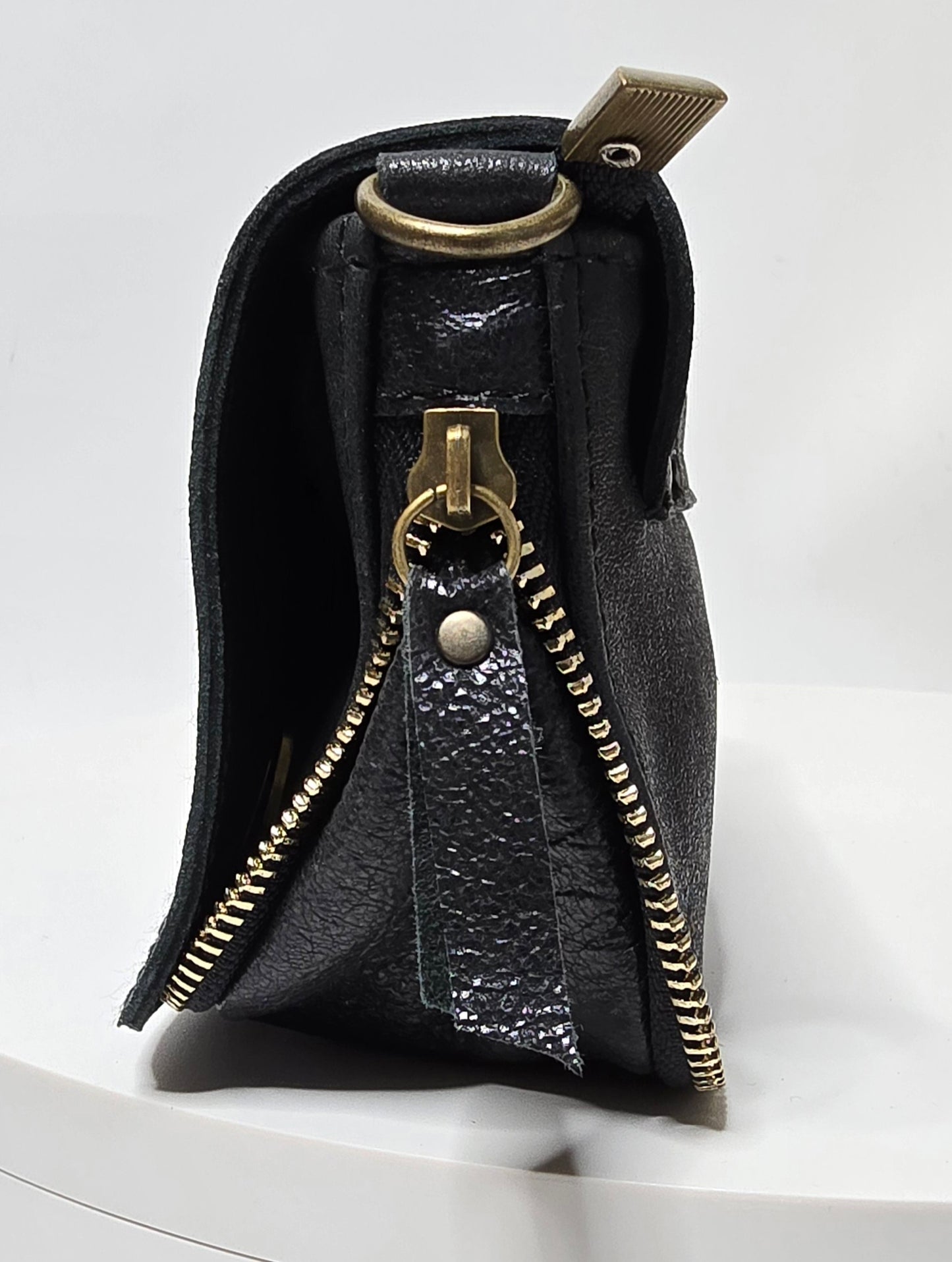 Sac Jérôme petit modèle irisé Noir
