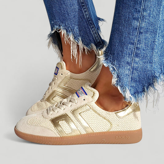 Baskets Back70 tweed Gold