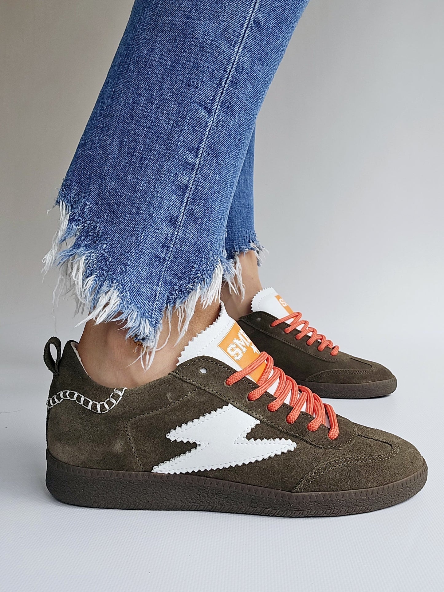 Baskets Semerdjian Ashley C379 Kaki