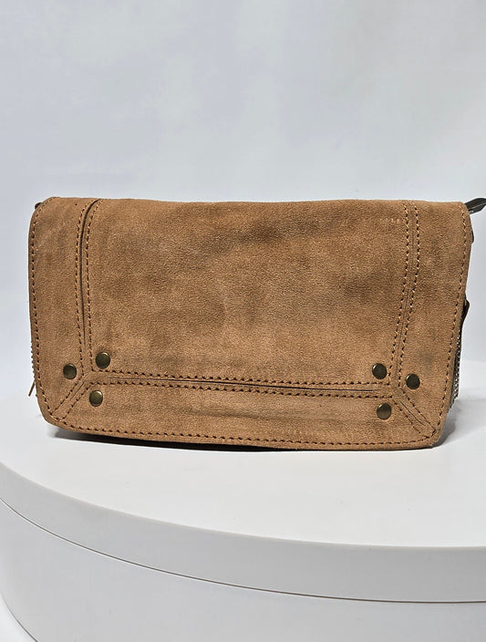 Sac Jérôme petit modèle daim Camel