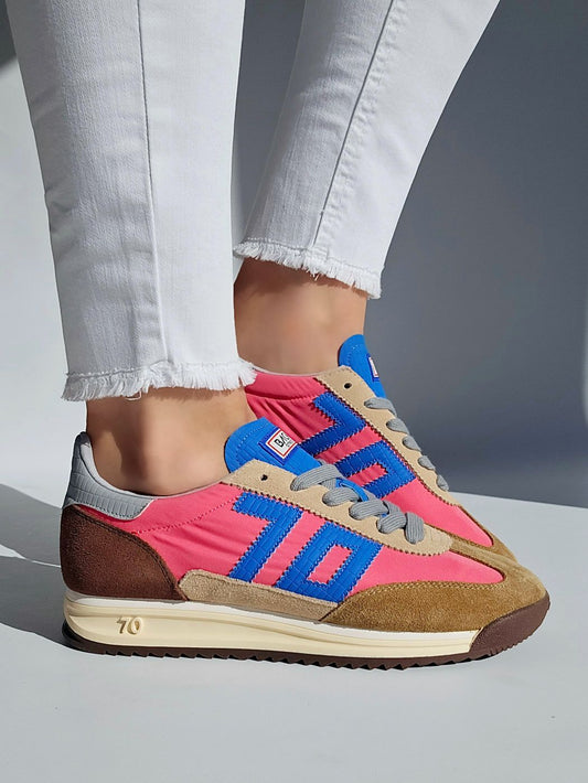 Baskets Back70 BARKLEY Jogger Camel / Coffee