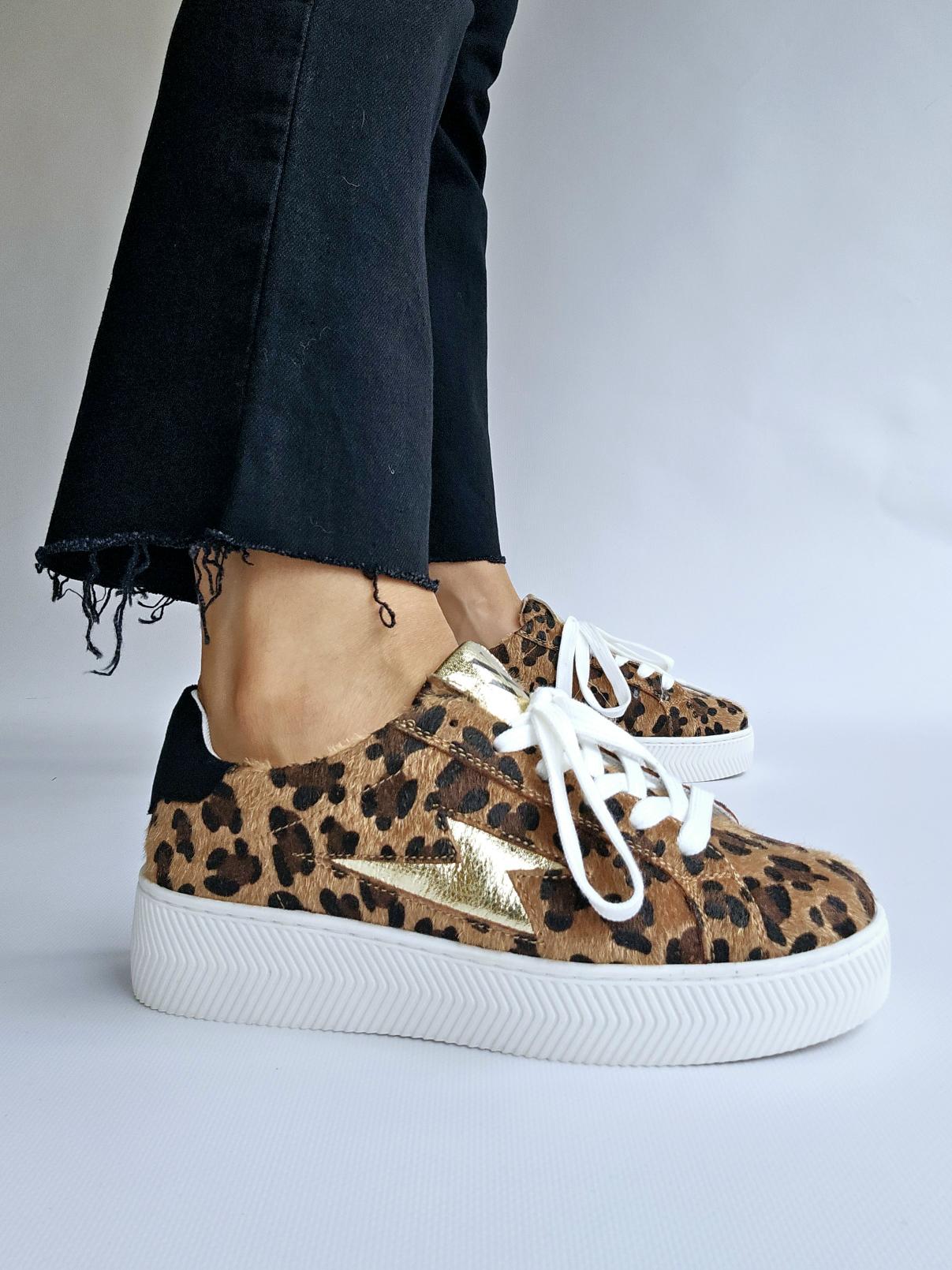 Baskets Vanessa Wu Eléa Léopard
