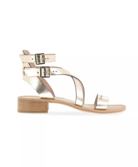 Sandales petit talon Les Tropeziennes HOCEAN Doré