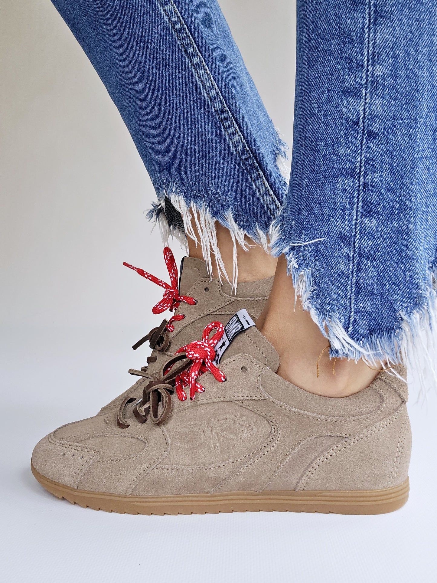 Baskets Semerdjian Billie C737 Taupe