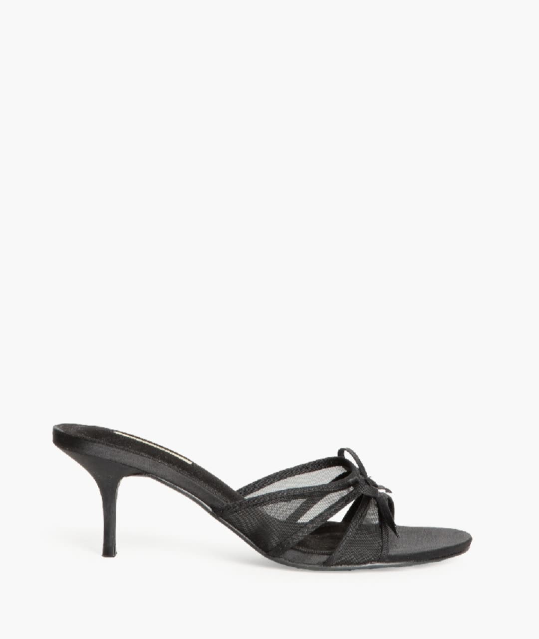 Mules Corina mini talon aiguille Noir