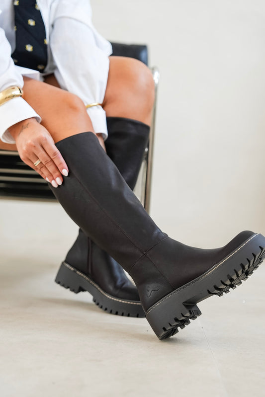 Bottes PALOMA mollets XXL Chocolat