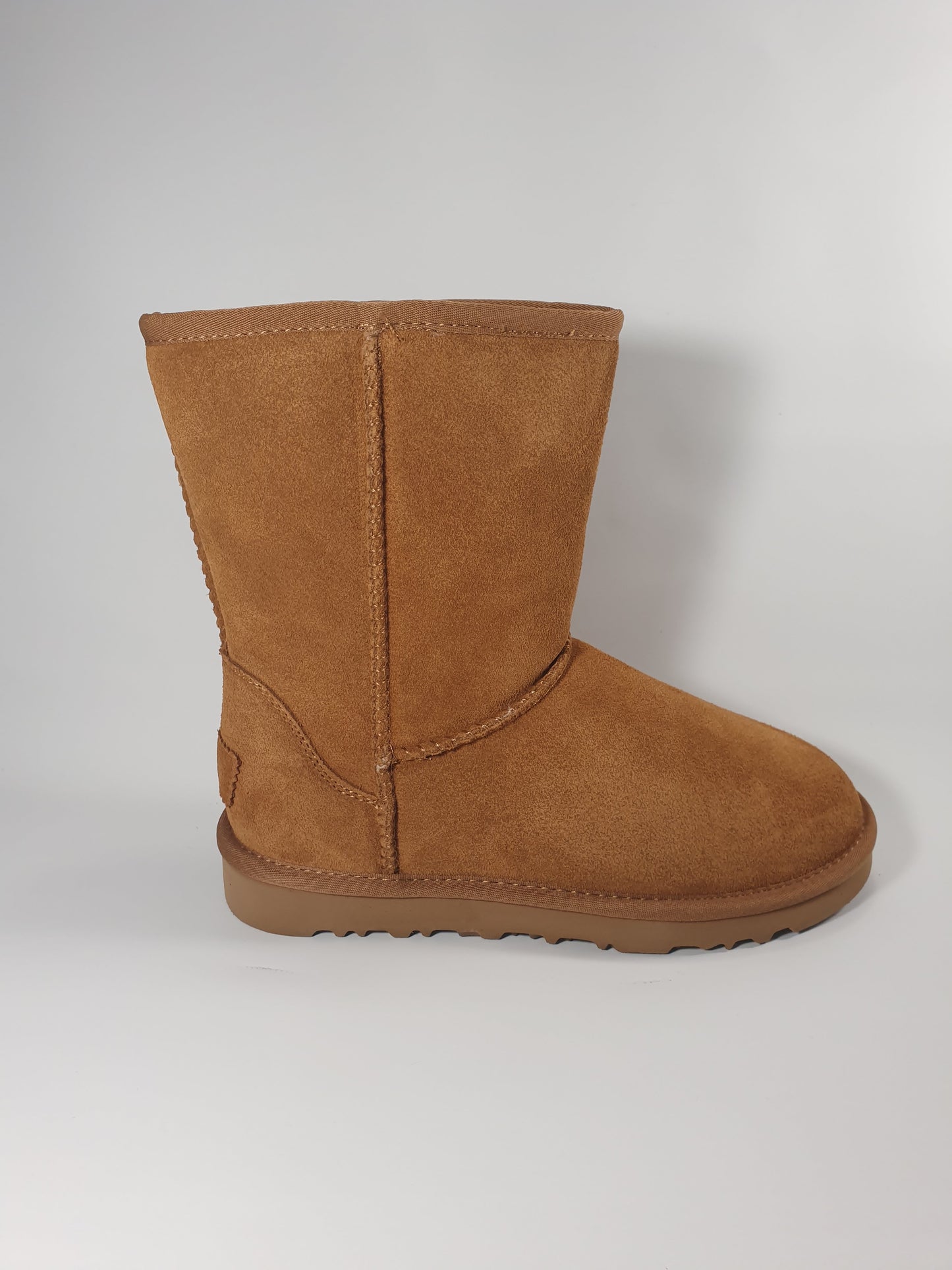 Boots fourrées CUIR femme classique Camel