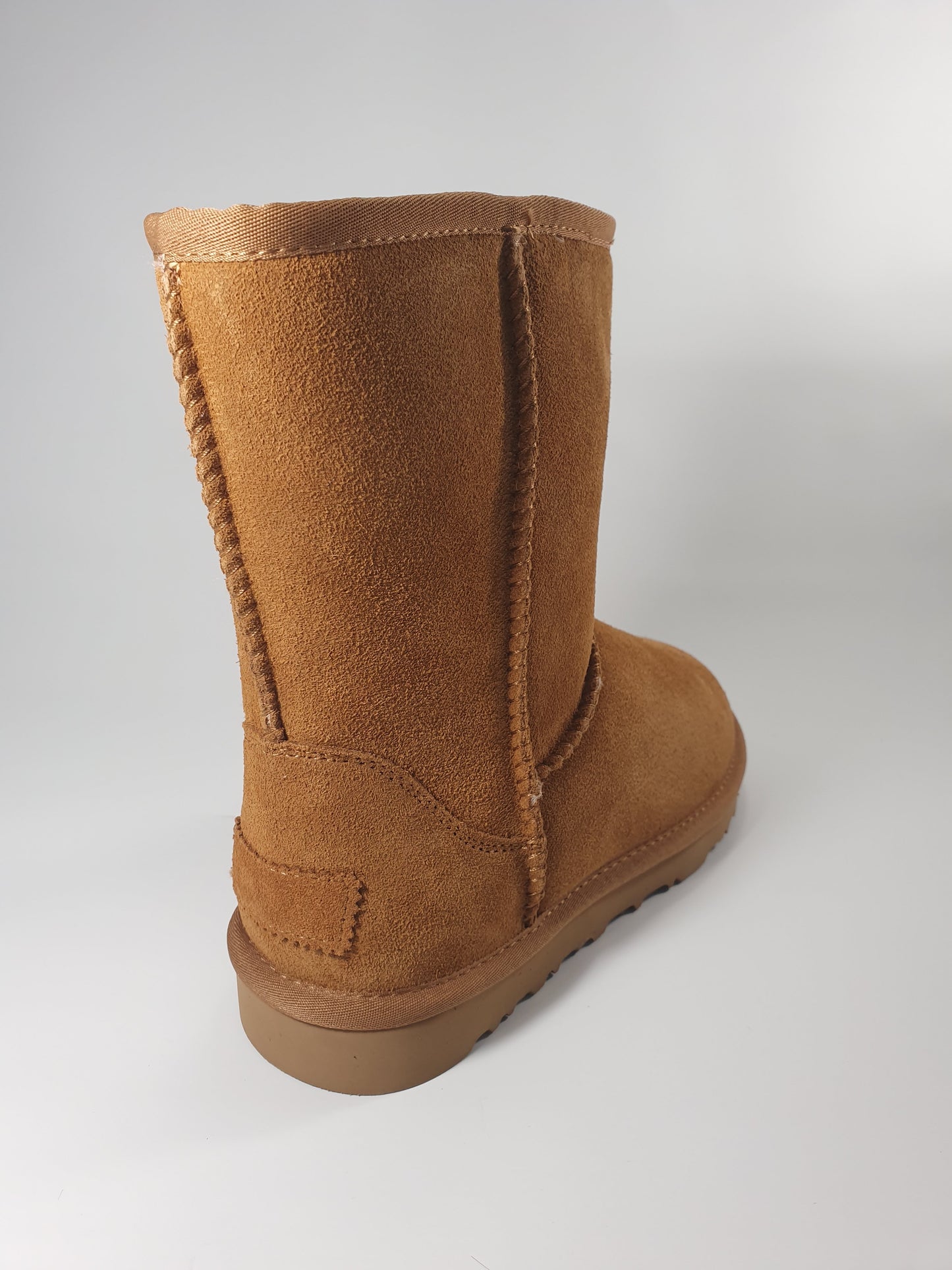 Boots fourrées CUIR femme classique Camel